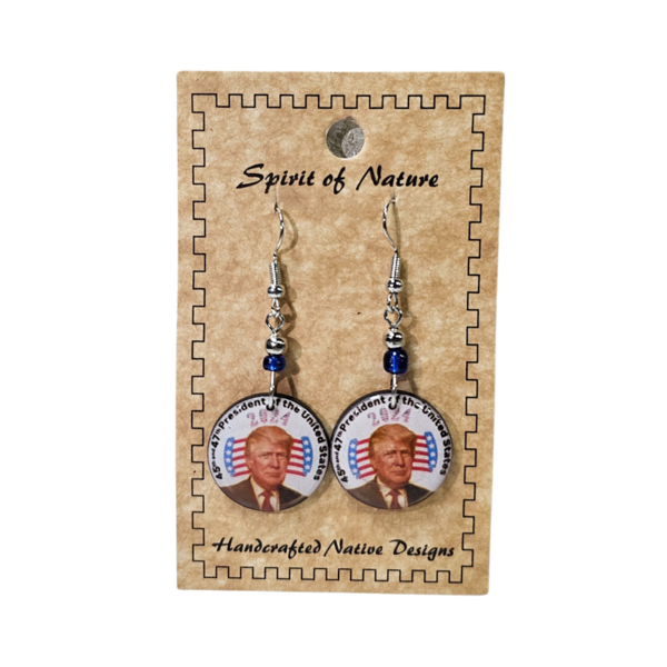 Trump 5 Earrings