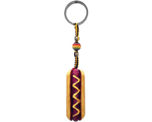 Hotdog American Food Durepox Resin Figurine Keychain - Image 2